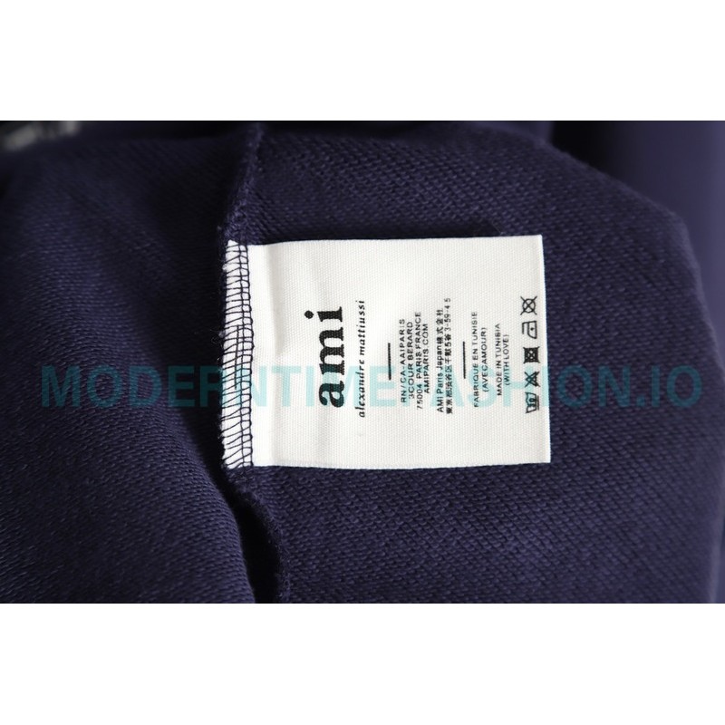 Ami Paris - 23ss Anniversary Crew-neck Hoodie
