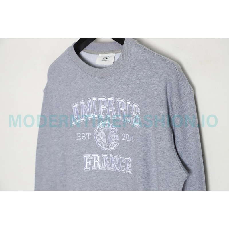 Ami Paris - 23ss Anniversary Crew-neck Hoodie