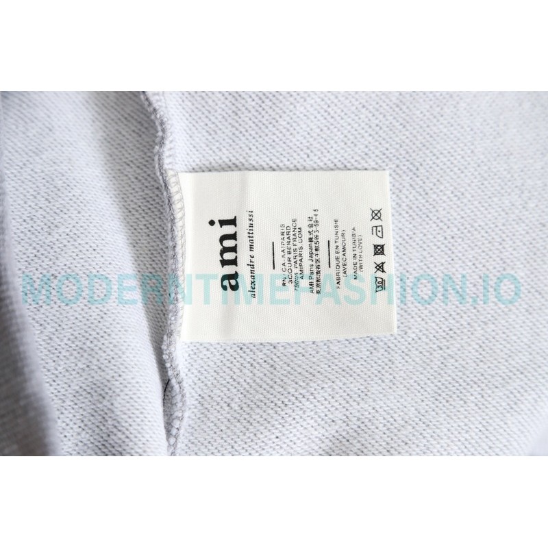 Ami Paris - 23ss Anniversary Crew-neck Hoodie