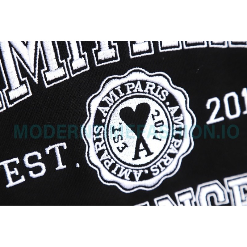 Ami Paris - 23ss Anniversary Crew-neck Hoodie