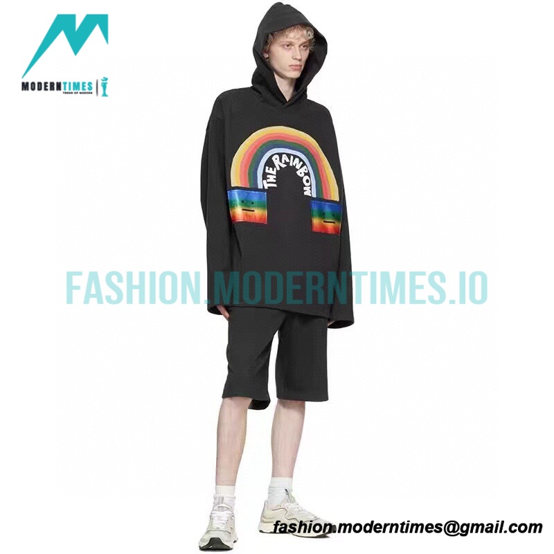 Acne Studios - Rainbow Smiley Face Hoodie