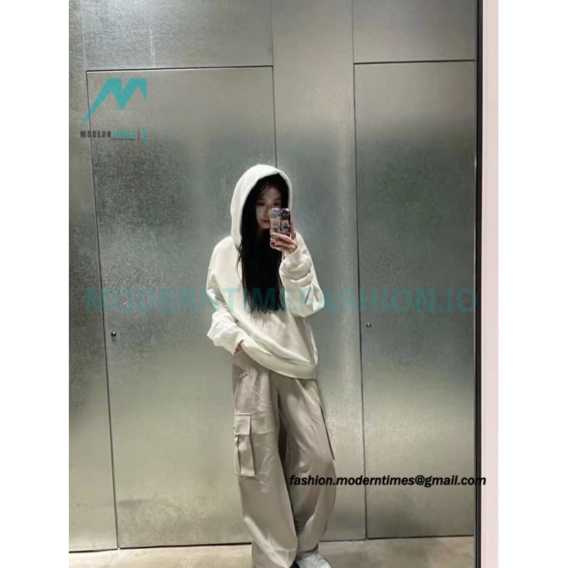 Acne Studios - 2023 Autumn Winter New Washed Back Printed Letter Hoodie