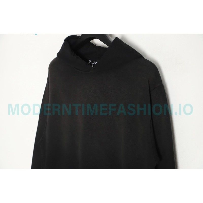 Acne Studios - 2023 Autumn Winter New Washed Back Printed Letter Hoodie
