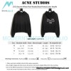 Acne Studios - 2023 Autumn Winter New Washed Back Printed Letter Hoodie