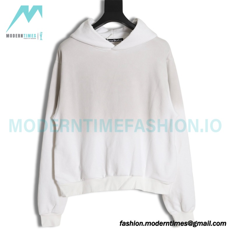 Acne Studios - 2023 Autumn Winter New Washed Back Printed Letter Hoodie