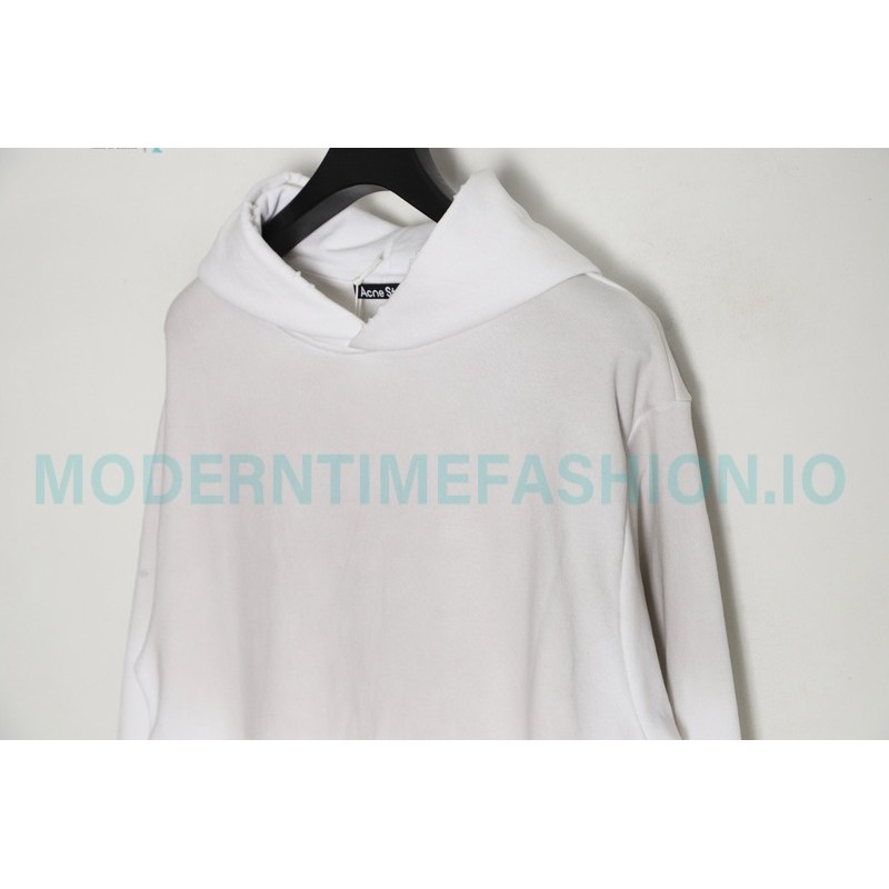 Acne Studios - 2023 Autumn Winter New Washed Back Printed Letter Hoodie