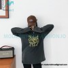 Acne Studios - 23FW Washed printed slogan letter long sleeve T-shirt