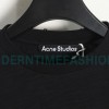 Acne Studios - 23FW Washed printed slogan letter long sleeve T-shirt