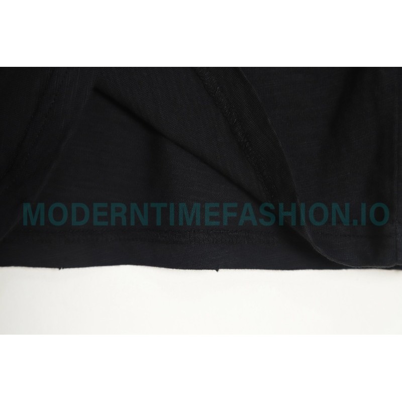Acne Studios - 23FW Washed printed slogan letter long sleeve T-shirt