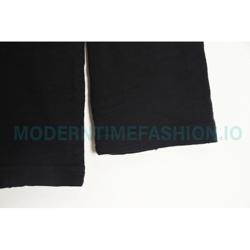 Acne Studios - 23FW Washed printed slogan letter long sleeve T-shirt
