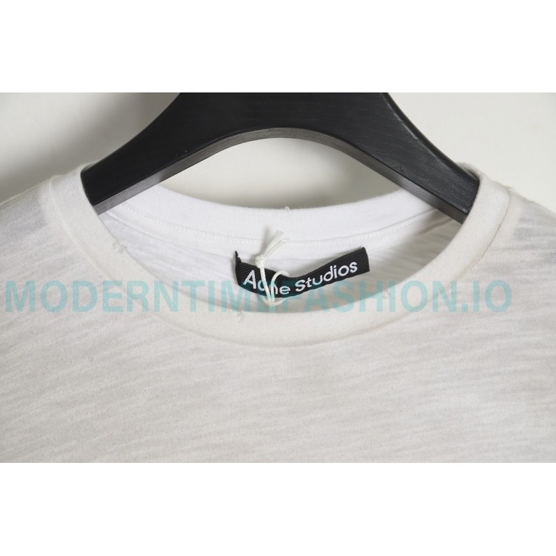 Acne Studios - Washed And Worn To Make Old Printed Alphabet Long-sleeved T-shirts