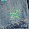 Arc Teryx - Denim Jacket With Fluorescent Letter Logo
