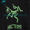 Arc Teryx - Denim Jacket With Fluorescent Letter Logo