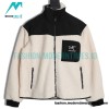 Arc Teryx - 22FW stitched teddy wool standing collar embroidered coat