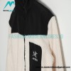 Arc Teryx - 22FW stitched teddy wool standing collar embroidered coat