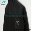 Arc Teryx - 22FW stitched teddy wool standing collar embroidered coat