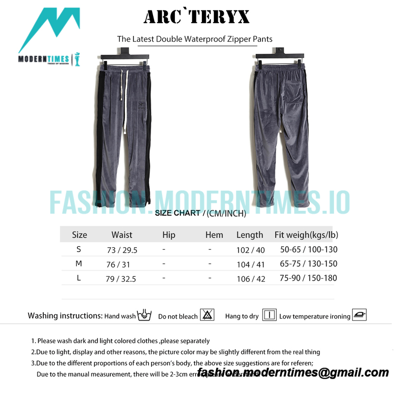 Arc Teryx - The Latest Double Waterproof Zipper Pants