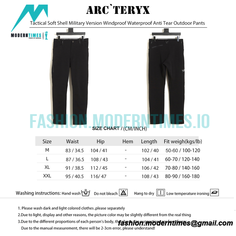 Arc Teryx - Tactical Soft Shell Military Version Windproof Waterproof Anti Tear Outdoor Pants
