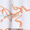 Arc Teryx - Jill Sander Co-branded Orange 110621 Printed Short Sleeves