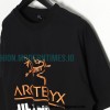 Arc Teryx - Jill Sander Co-branded Orange 110621 Printed Short Sleeves