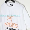 Arc Teryx - Jill Sander Co-branded Orange 110621 Printed Short Sleeves