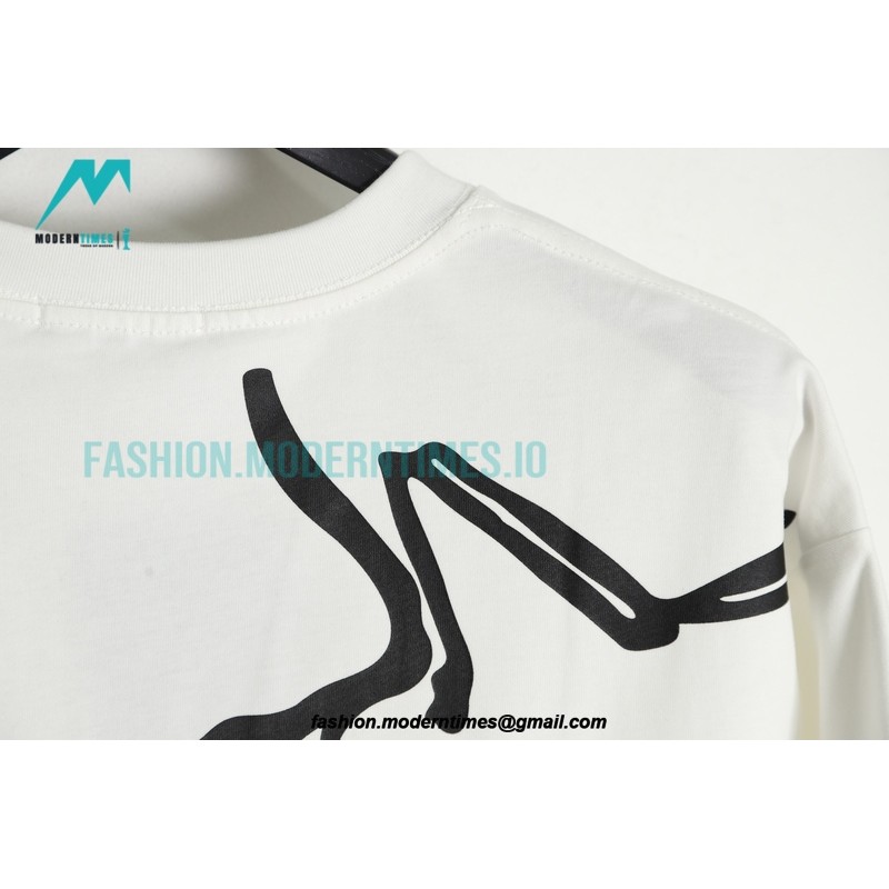 Arc Teryx - Jill Sander Co-branded Big Bird Logo Printed Short-sleeved T-shirt