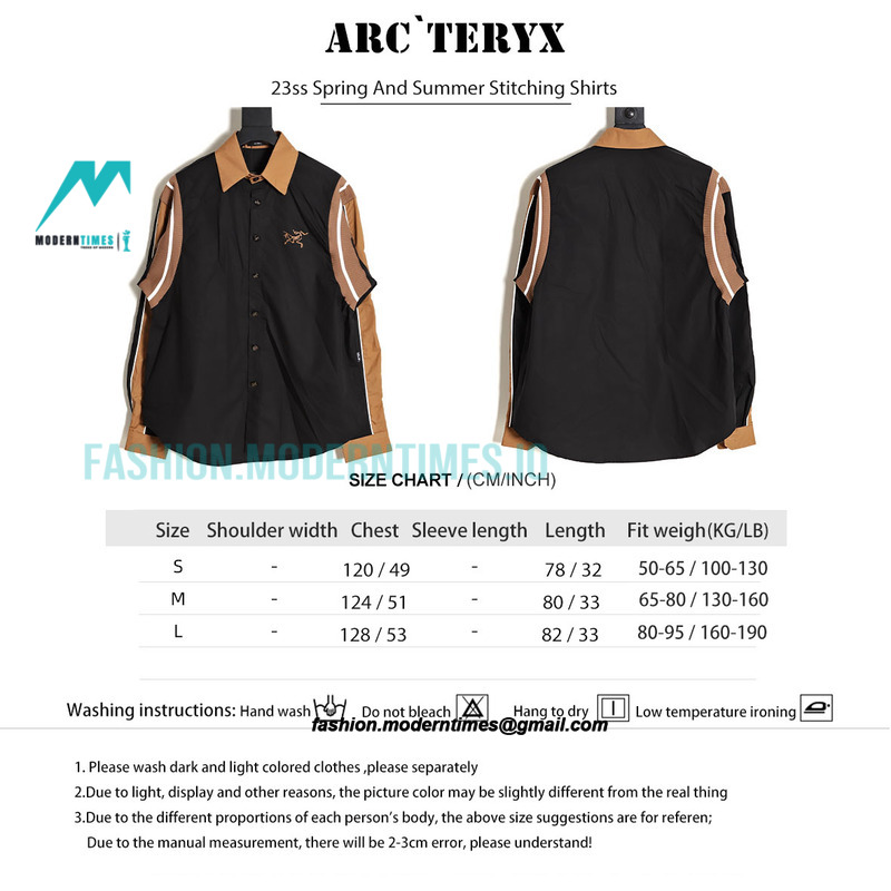 Arc Teryx - 23ss Spring And Summer Stitching Shirts