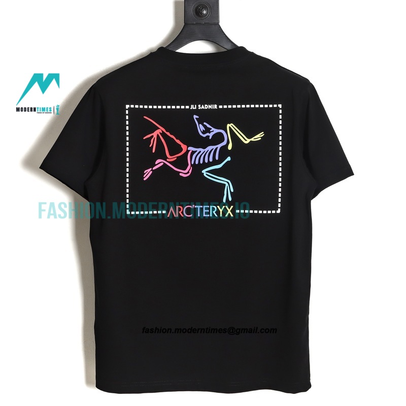 Arc Teryx - 23ss Square Rainbow Bird Print Short Sleeve