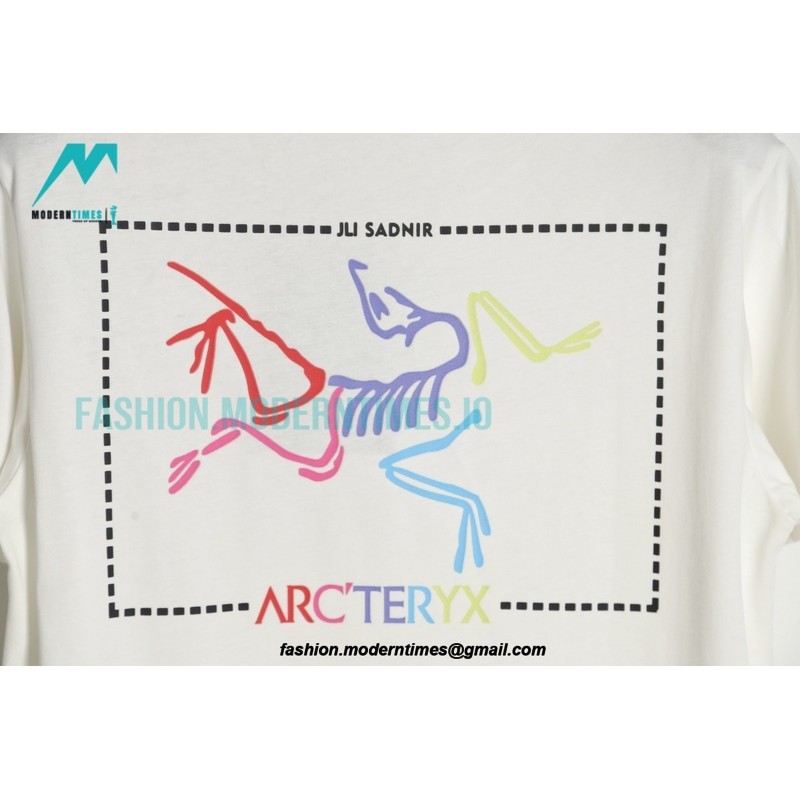 Arc Teryx - 23ss Square Rainbow Bird Print Short Sleeve