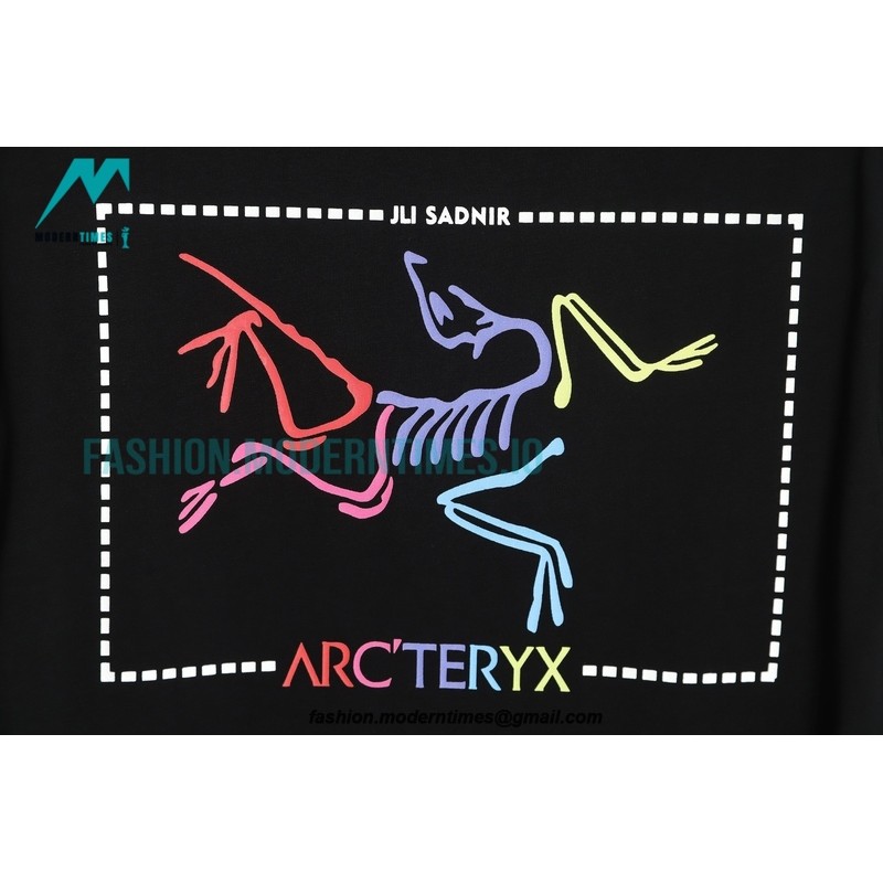 Arc Teryx - 23ss Square Rainbow Bird Print Short Sleeve