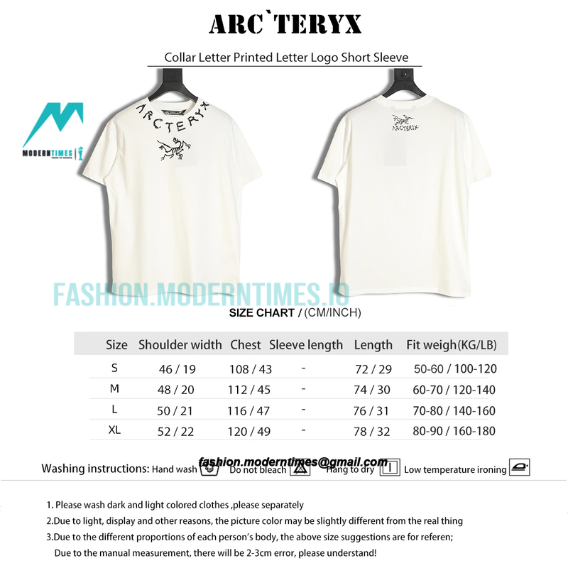 Arc Teryx - Collar Letter Printed Letter Logo Short Sleeve