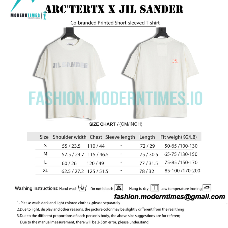 Arc Teryx - Jill Sander Co-branded Printed Short-sleeved T-shirt