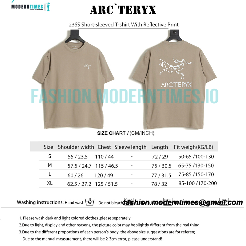 Arc Teryx - 23SS Short-sleeved T-shirt With Reflective Print