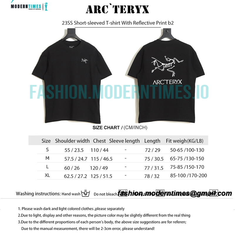 Arc Teryx - 23SS Short-sleeved T-shirt With Reflective Print