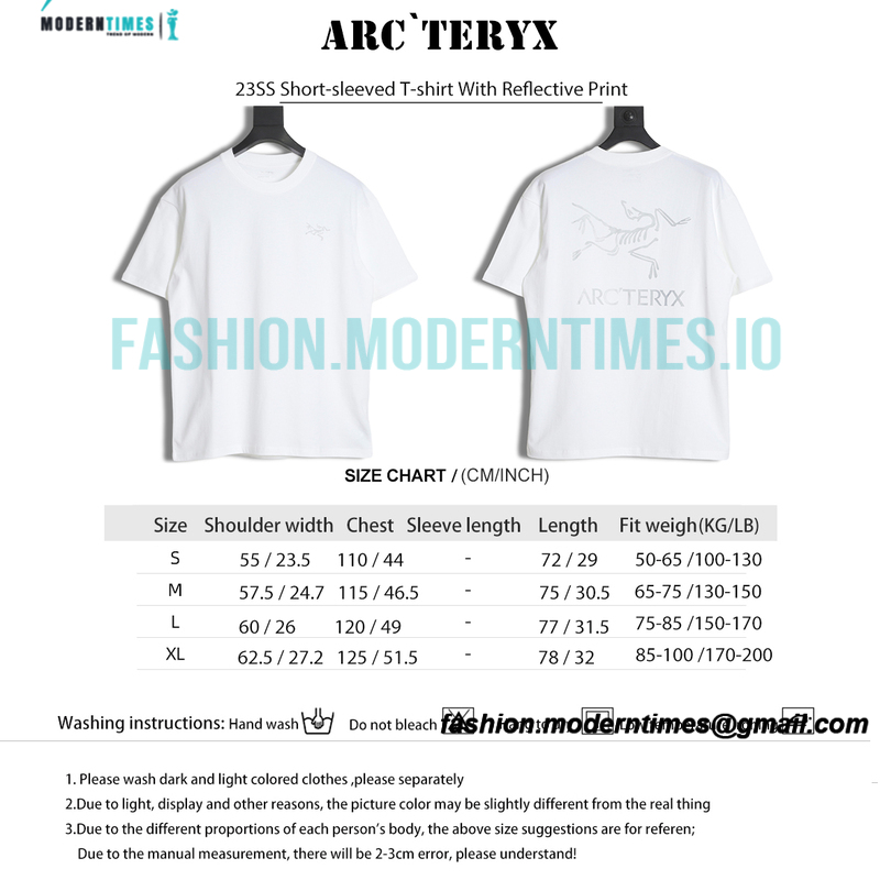 Arc Teryx - 23SS Short-sleeved T-shirt With Reflective Print