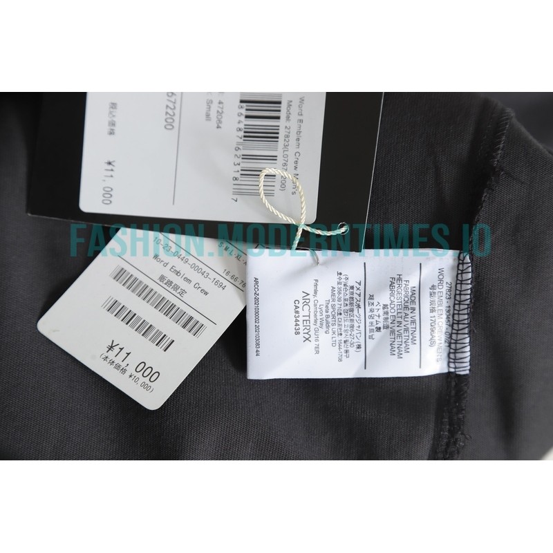 Arc Teryx - 23SS Floss Large Logo Printed Short-sleeved T-shirt