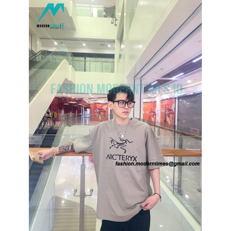 Arc Teryx - 23SS Floss Large Logo Printed Short-sleeved T-shirt