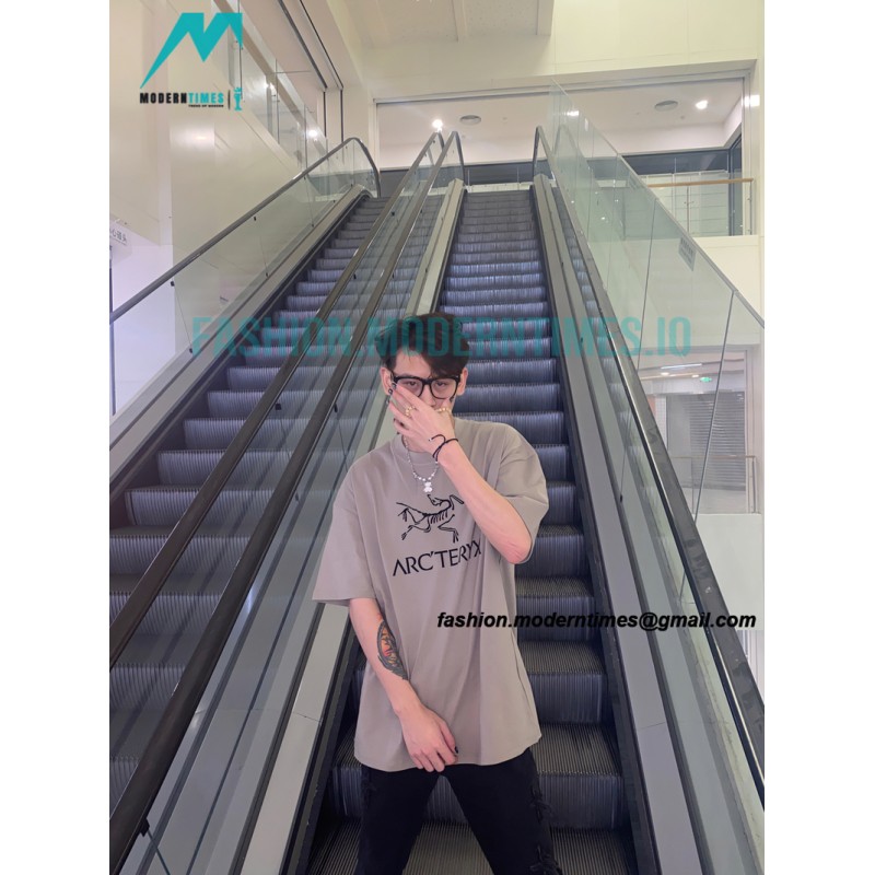 Arc Teryx - 23SS Floss Large Logo Printed Short-sleeved T-shirt
