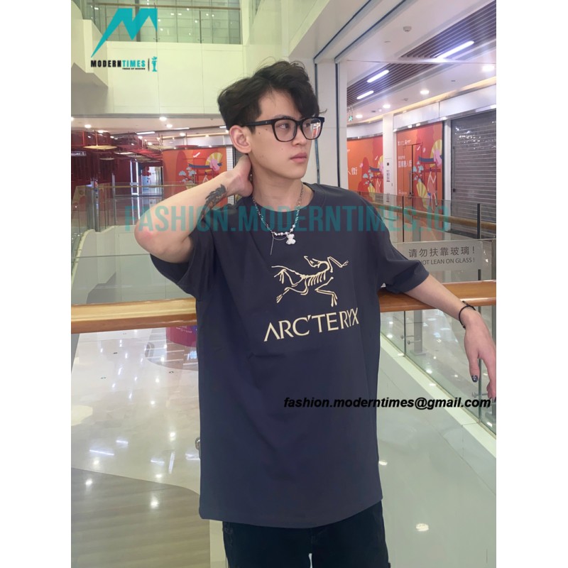 Arc Teryx - 23SS Floss Large Logo Printed Short-sleeved T-shirt