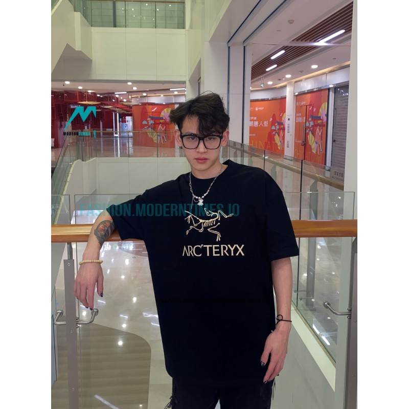 Arc Teryx - 23SS Floss Large Logo Printed Short-sleeved T-shirt