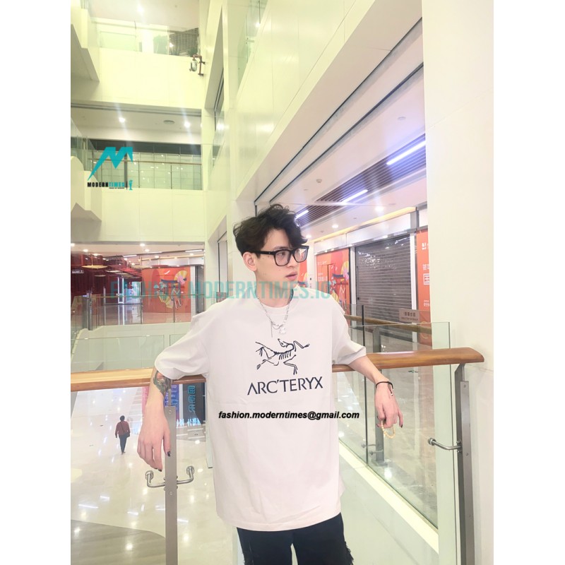 Arc Teryx - 23SS Floss Large Logo Printed Short-sleeved T-shirt