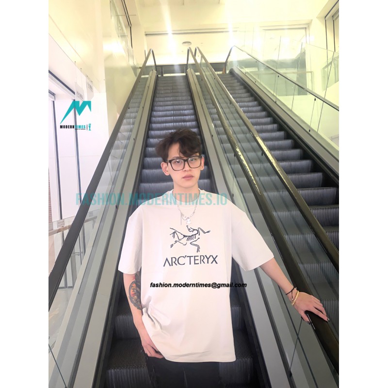 Arc Teryx - 23SS Floss Large Logo Printed Short-sleeved T-shirt
