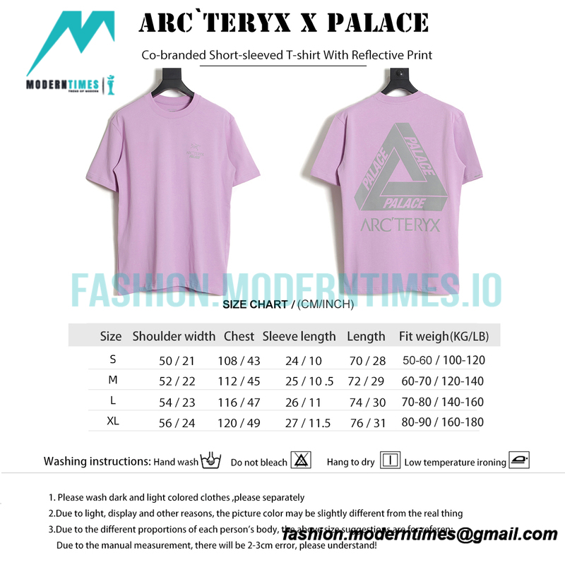 Arc Teryx - Palace Co-branded Short-sleeved T-shirt With Reflective Print