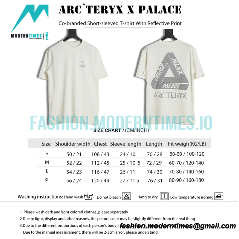 Arc Teryx - Palace Co-branded Short-sleeved T-shirt With Reflective Print