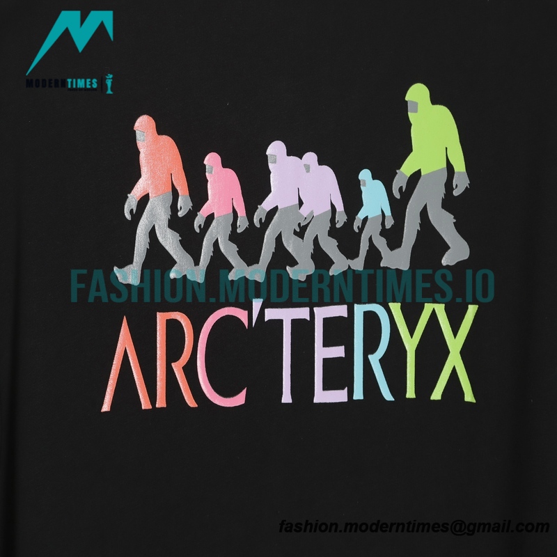 Arc Teryx - Bigfoot series Logo Colorful Printed Short Sleeves
