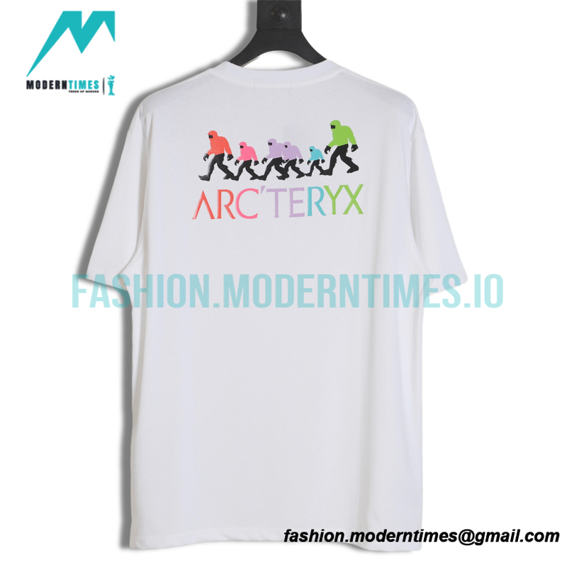 Arc Teryx - Bigfoot series Logo Colorful Printed Short Sleeves