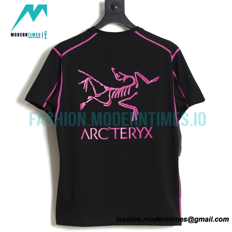 Arc Teryx - Short Sleeve T-shirt With Plain Line And Color Matching