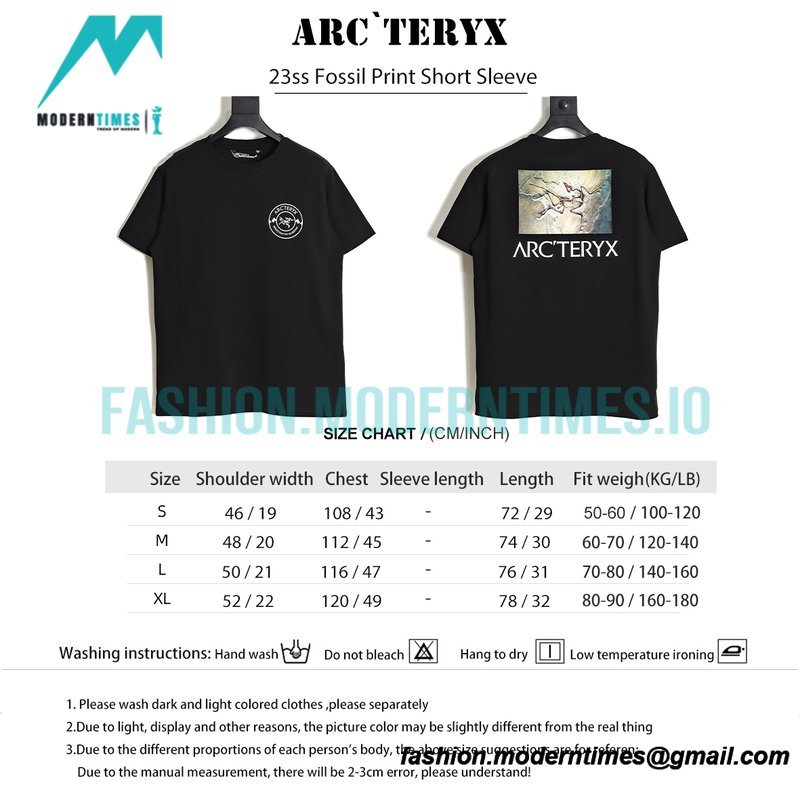 Arc Teryx - 23ss Fossil Print Short Sleeve