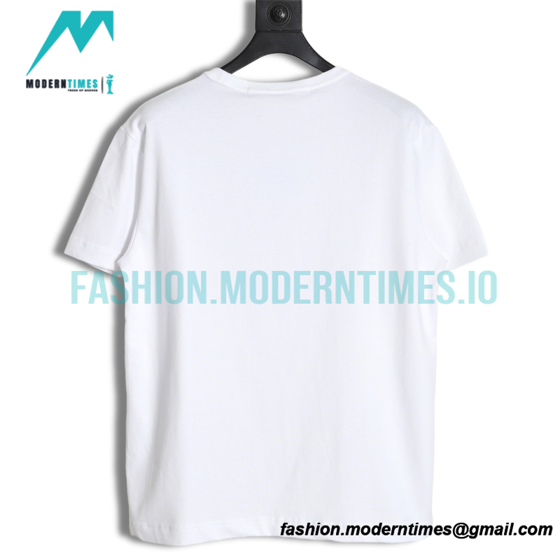 Alexander Wang - 22SS Short-sleeved T-shirt With Colored Floss Print