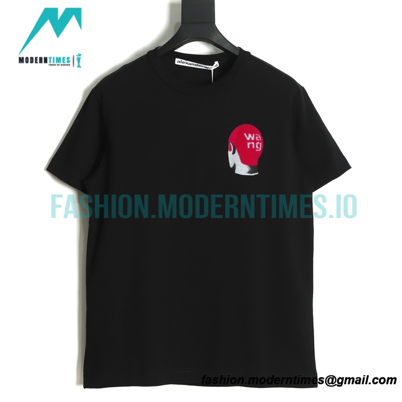 Alexander Wang - 22SS Short-sleeved T-shirt With Colored Floss Print